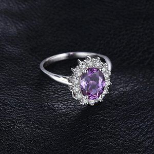 💜 1.7ct Amethyst Ring - 925 Sterling Silver